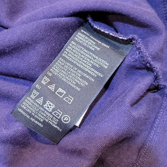 Tommy Hilfiger Women's Purple Off The Shoulder Long Sleeve Shirt Size Small - Picture 5 of 5